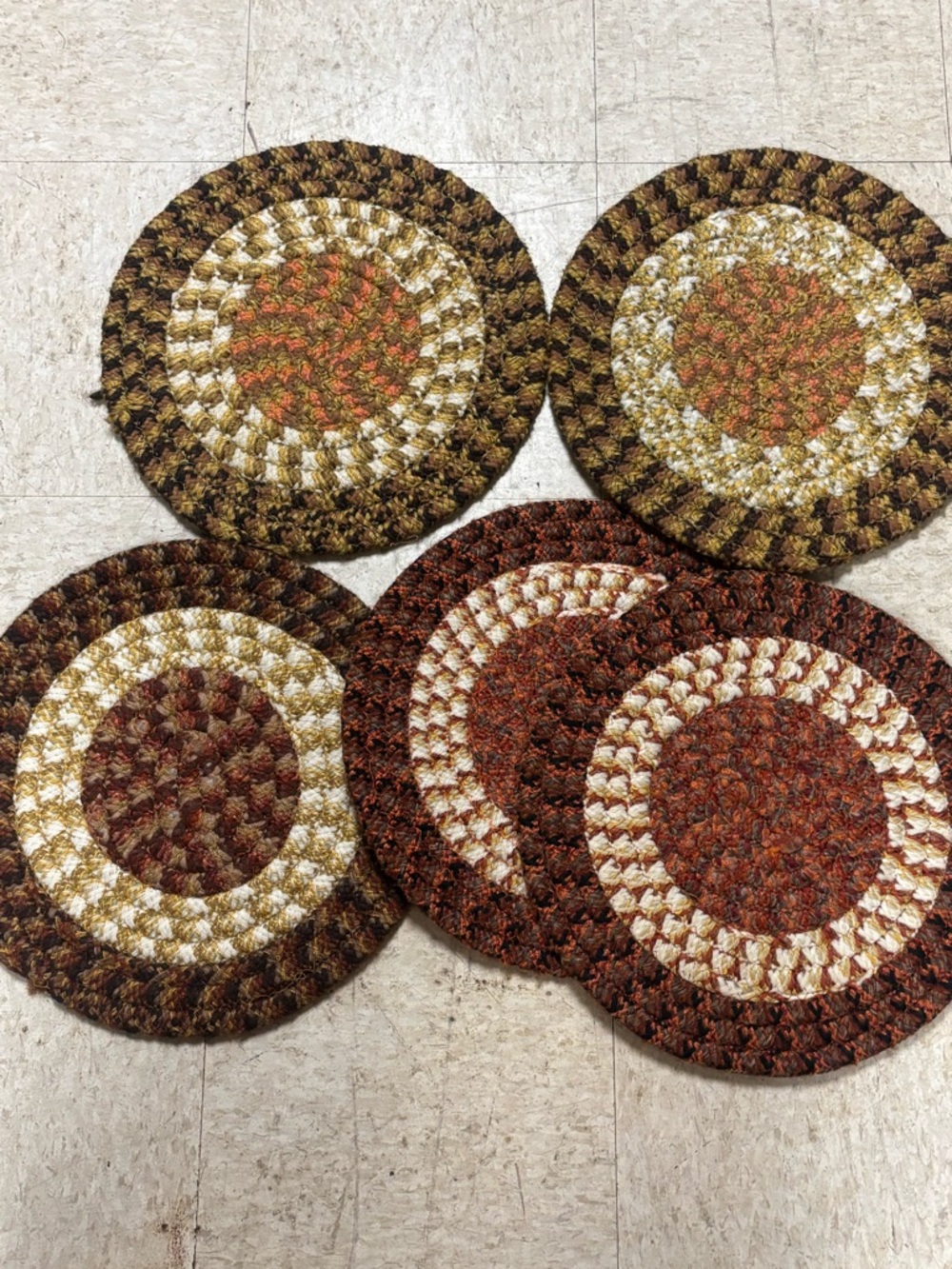 Vintage Handmade multi use woven placemats